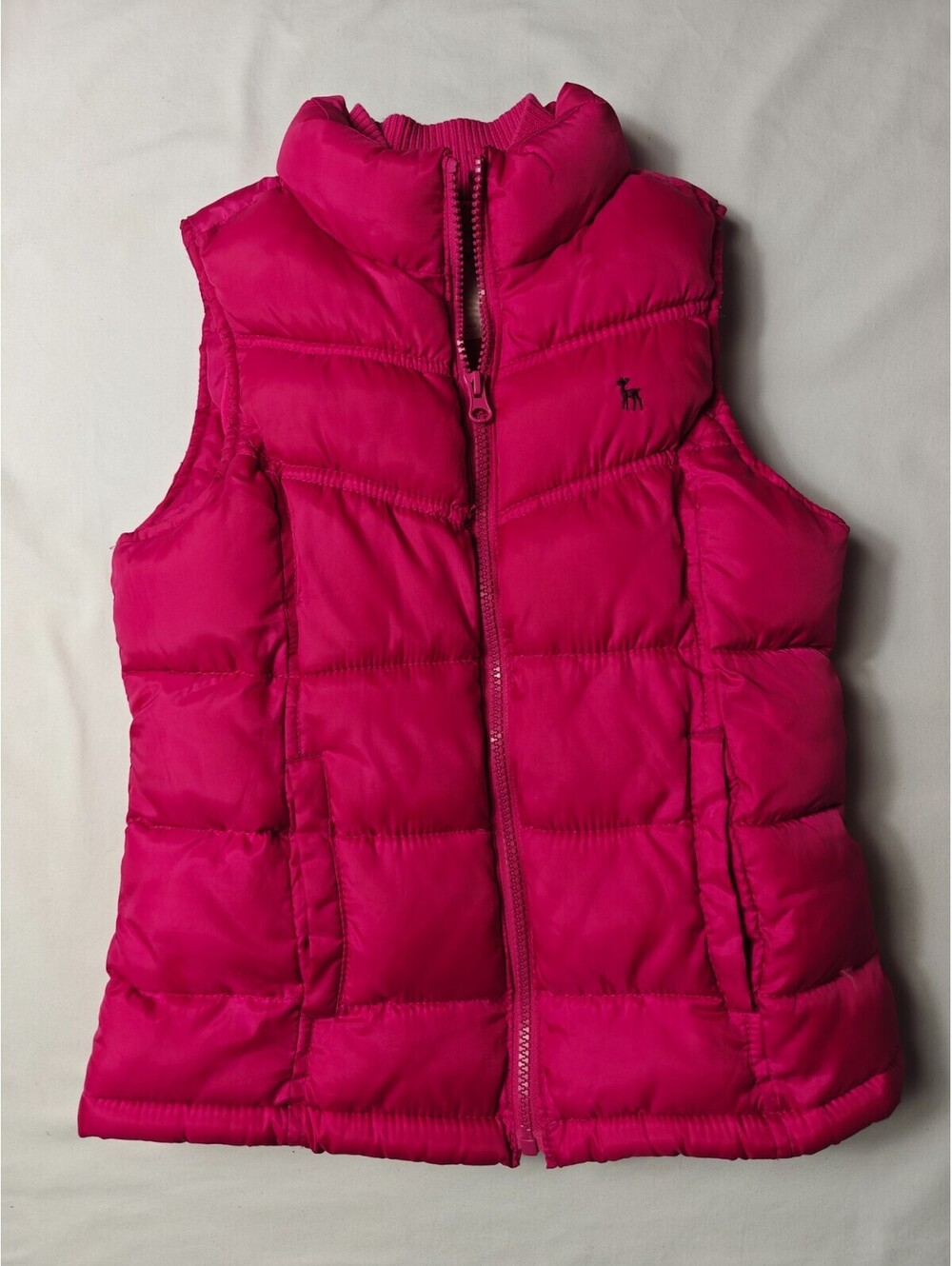 Old Navy Pockets Full Zip Fleece Lining Girls Puffer Vest Jacket Size L